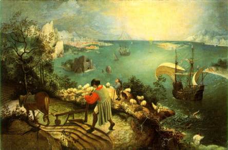 Pieter Bruegel the Elder, The Fall of Icarus, 1560s, oil on canvas