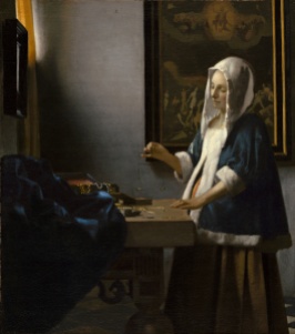 Vermeer, Woman with a Balance